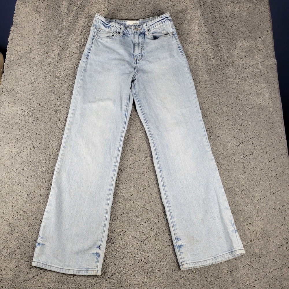 Vervet Jeans Womens 27 Blue High Rise Flare Light Wash Stretch Denim